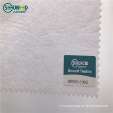 SGS certificated high quality eco-friendly aid-laid 90gsm polyester/viscose cut away nonwoven embroidery backing paper fabric